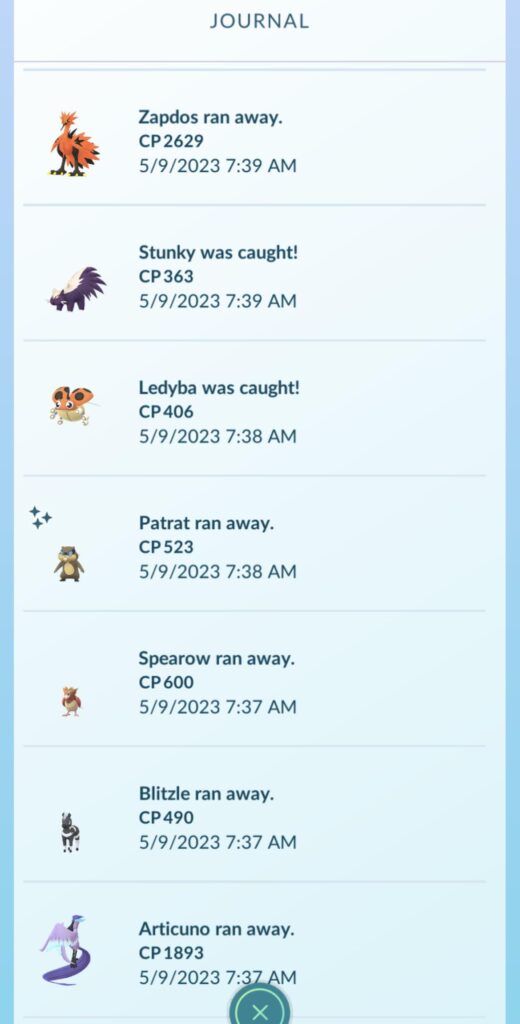 There goes daily incense luck