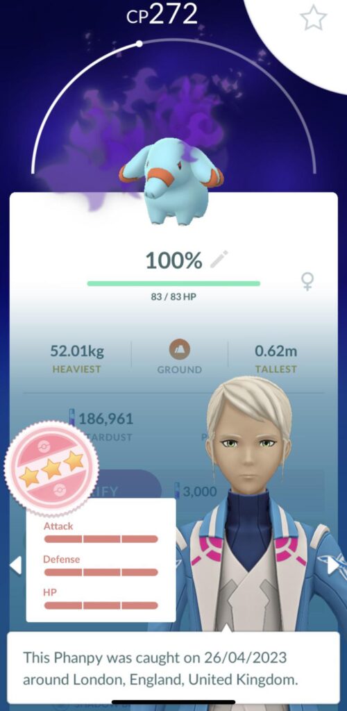 100% Shadow phanpy