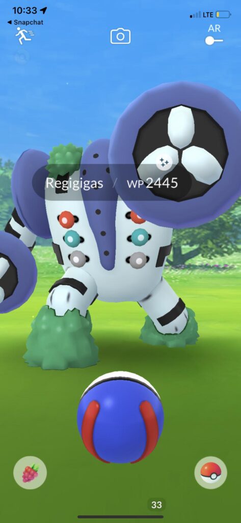 Just got a shiny Regigigas as PVP Reward