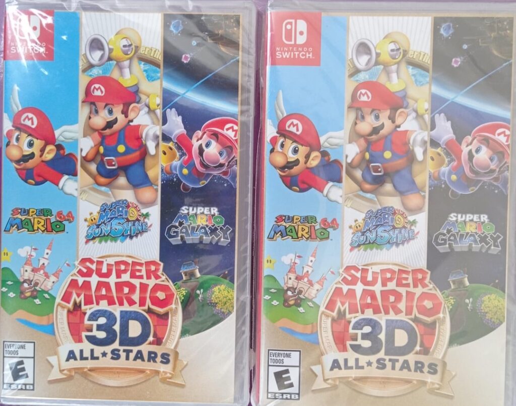 Súper Mario 3D All Stars Color variation ?