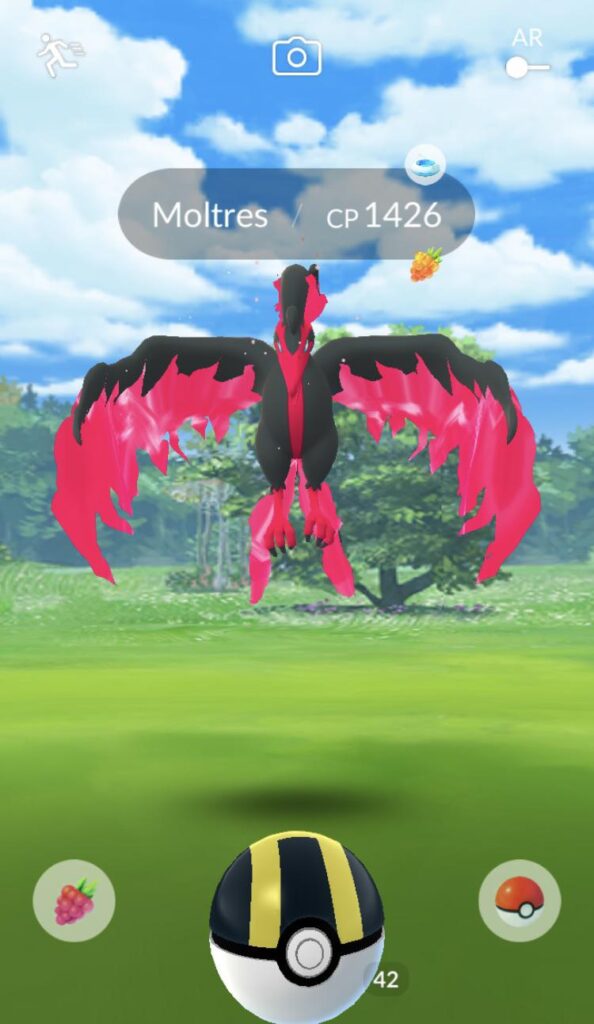 Saw a Moltres for the first time
