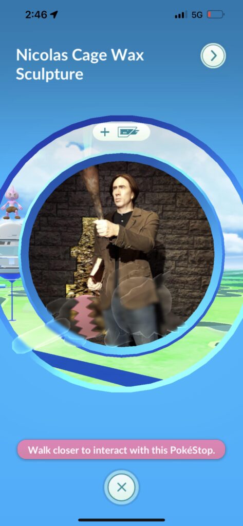 Looks like this Kecleon is a big fan of Nick Cage