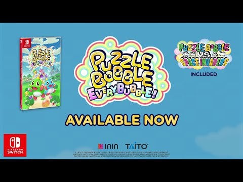 Puzzle Bobble Everybubble! - Release Trailer