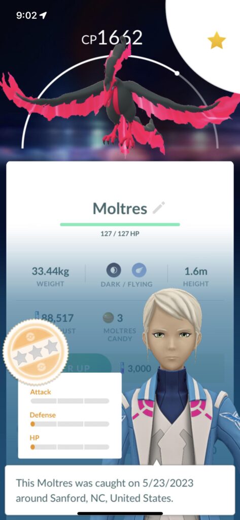 What my master ball got me.