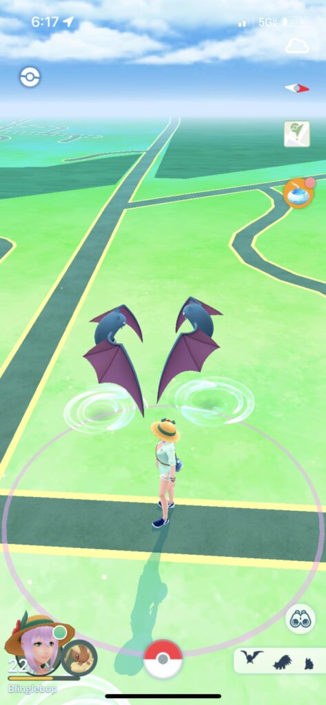 What the!?? Getting on Golbat alone is crazy, but two looking at each other?