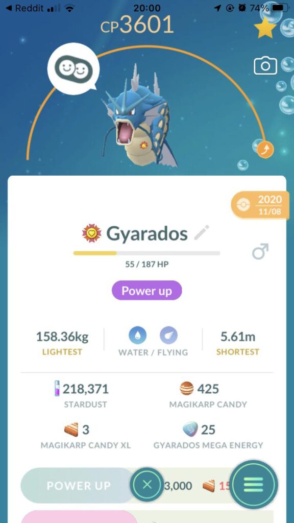 Why do I have XL candy left after using it all to power up?