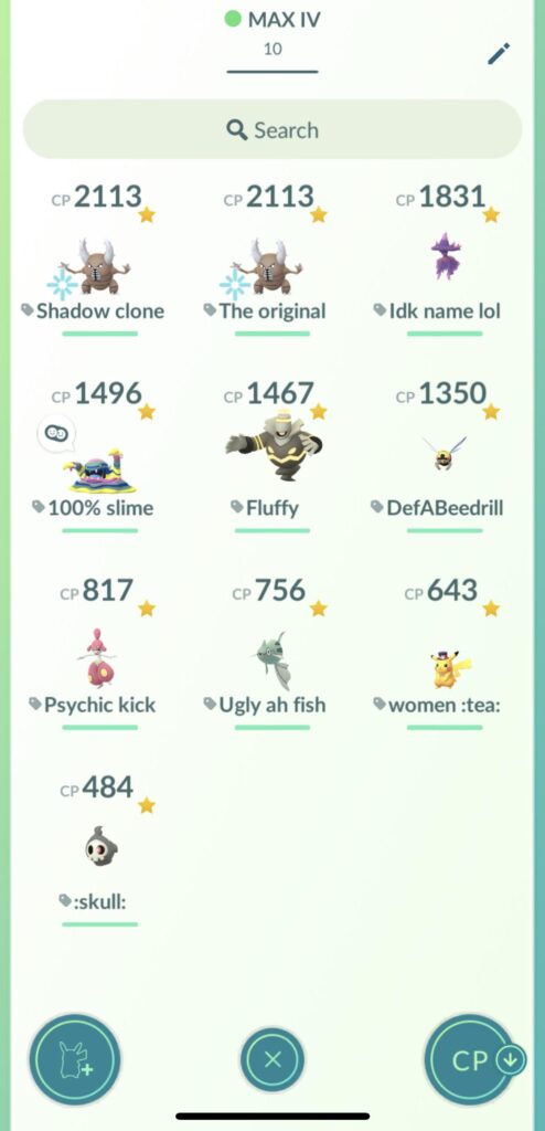 Can I make a good team with my perfects???