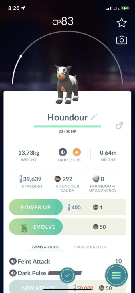 Almost 300 Houndour candies