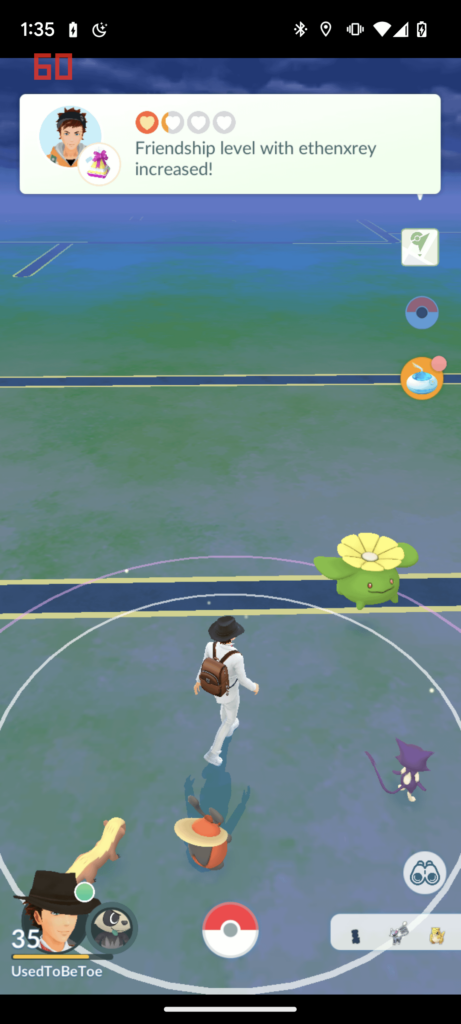 My pixel 7 runs 90 FPS and it shows 90 FPS until I open pokémon GO and immediately dropped to 60 FPS.. anyone know why or a fix?