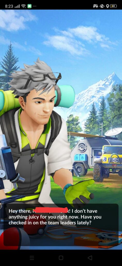 Professor Willow will come back after the leaders mission