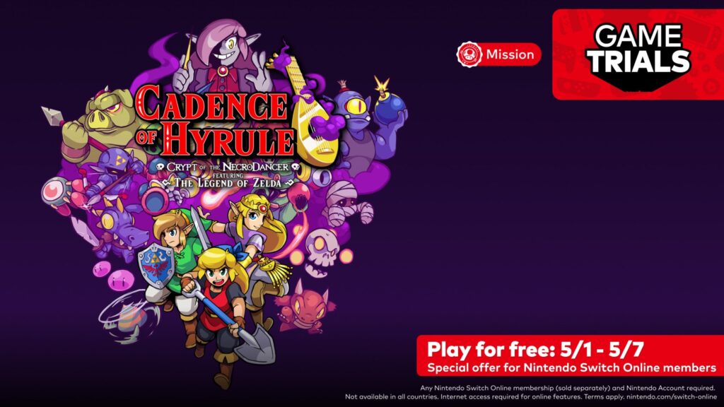 Cadence of Hyrule: Crypt of the NecroDancer Featuring The Legend of Zelda- $12.49 (50% off) Until 05/14/2023 At The US eShop + Free Trial For NSO Members Until 05/07/2023