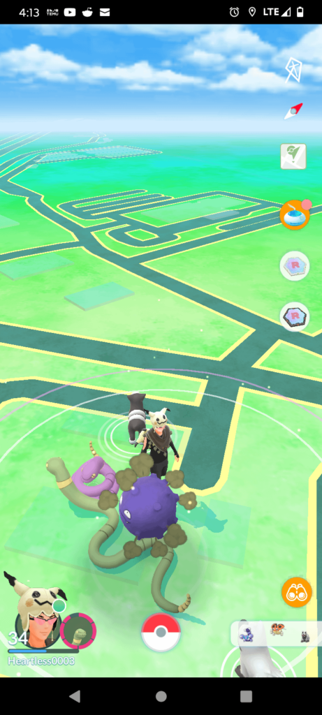 I love how they got Ekans slithering around also I caught a shiny Ekans yesterday