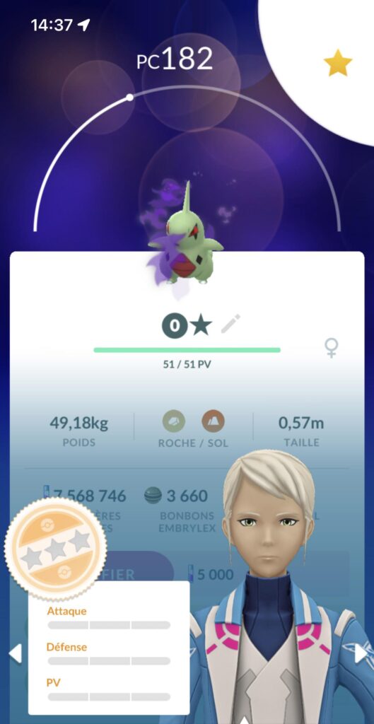 I thought the IV stats weren’t loading at first…