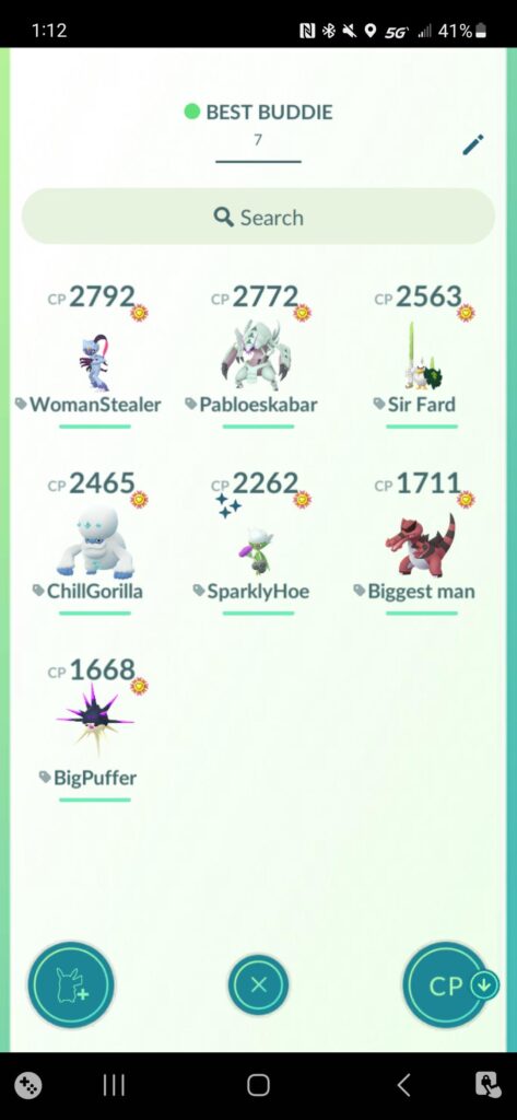 All my best buddies so far
