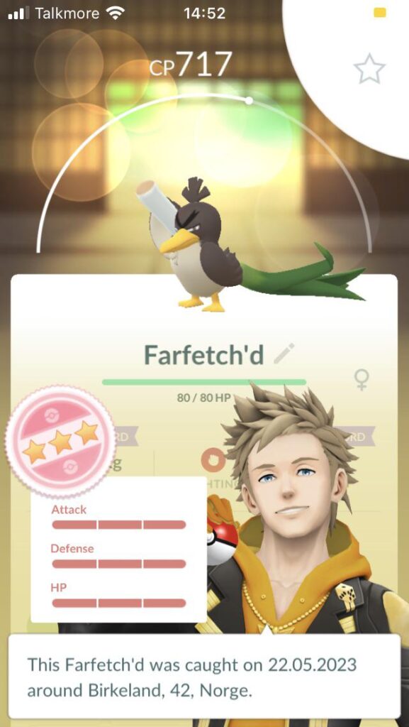 Got this from the let’s go challenge