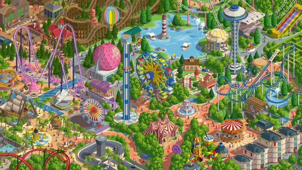 RollerCoaster Tycoon Adventures Deluxe - Coming to Switch Later This Year