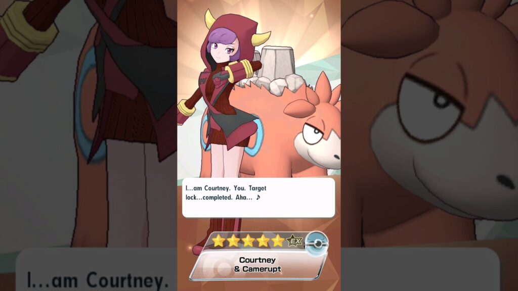 5* Courtney Camerupt 1/5! Waifu alert...Pokemon Masters EX Gacha