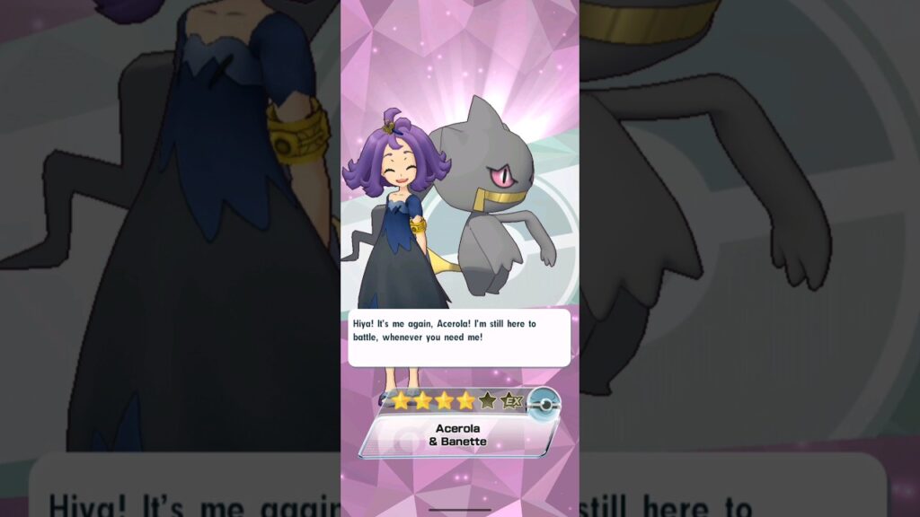 GETTING ACEROLA TO FRIENDSHIP LEVEL 100 | Obtaining Acerola & Banette | Pokemon Masters EX