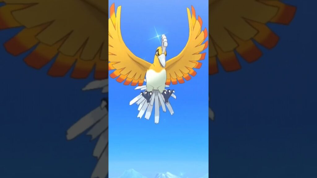 Shiny Ho-Oh Sync Move Animation - Pokemon Masters EX #shorts #pokemon #hooh