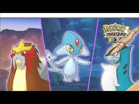 Pokemon Masters EX - My 122 Win Streak, Legendary Gauntlet Entei/Azelf/Cobalion [101-122]!