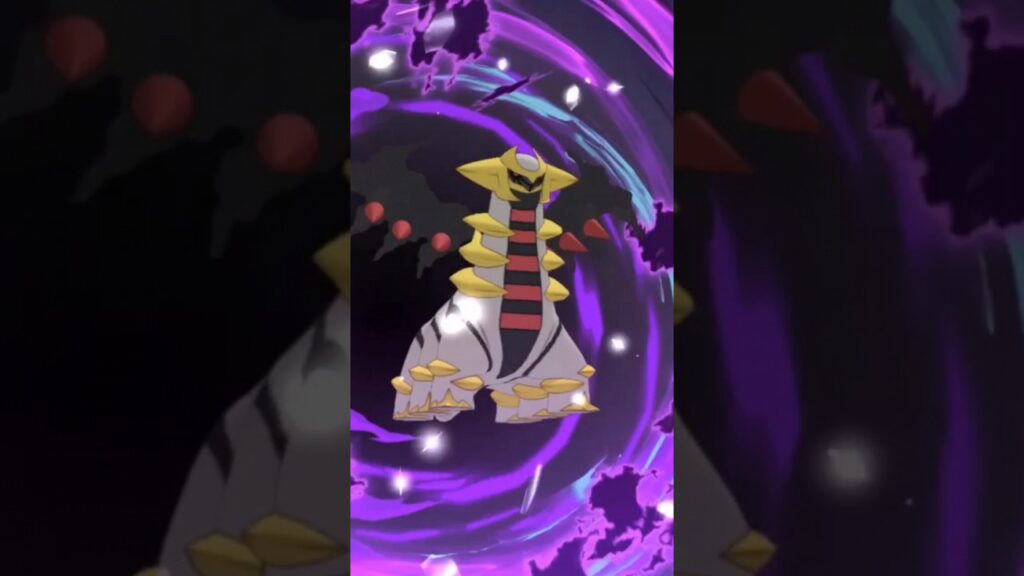 Cynthia Giratina Sync Move Animation - Pokemon Masters EX #shorts #pokemon #cynthia #giratina