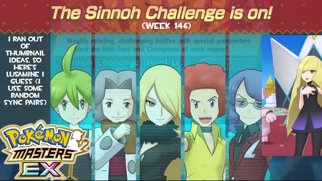 [Pokemon Masters EX] Late Sinnoh Champion Stadium Master Mode (Week 146)