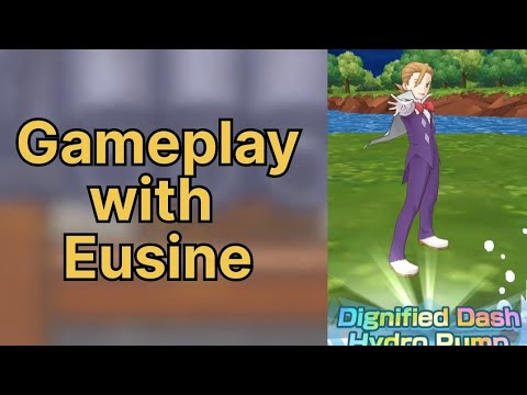pokemon masters ex gameplay with eusine and sicune