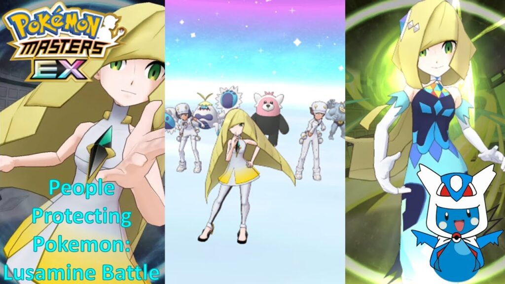 Pokemon Masters EX:  People Protecting Pokemon - Lusamine Battle