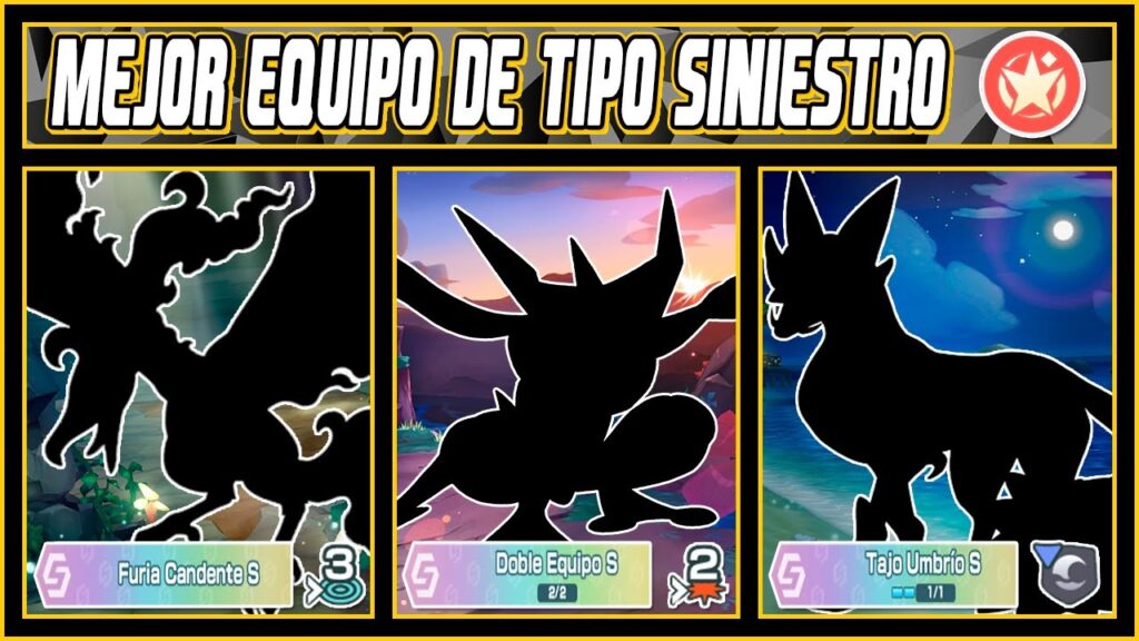 MEJOR EQUIPO DE TIPO SINIESTRO | POKEMON MASTERS EX