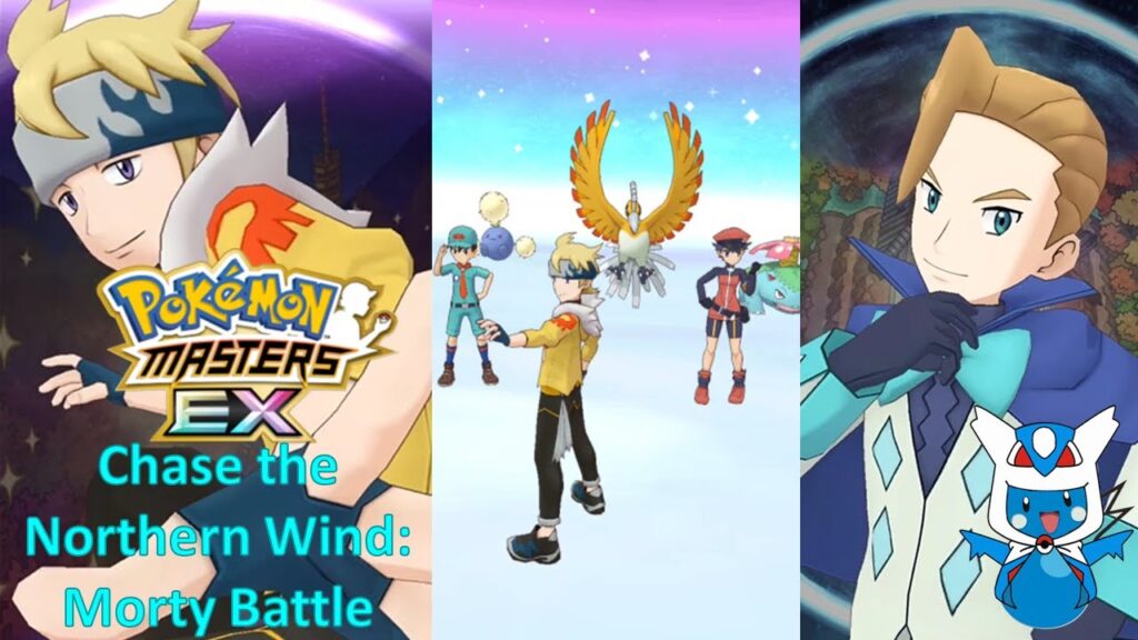 Pokemon Masters EX:  Chase the Northern Wind - Morty Battle