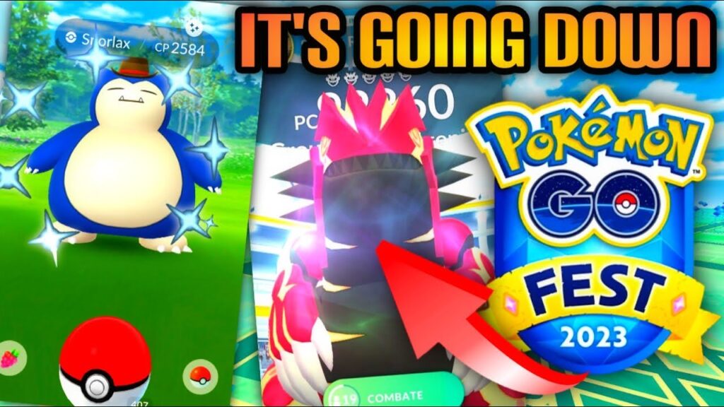 *NEW SHINY PKMN AT GO FEST* PRIMAL GROUDON Raids NEW Carbink & COWBOY HAT SHINY SNORLAX Pokemon GO