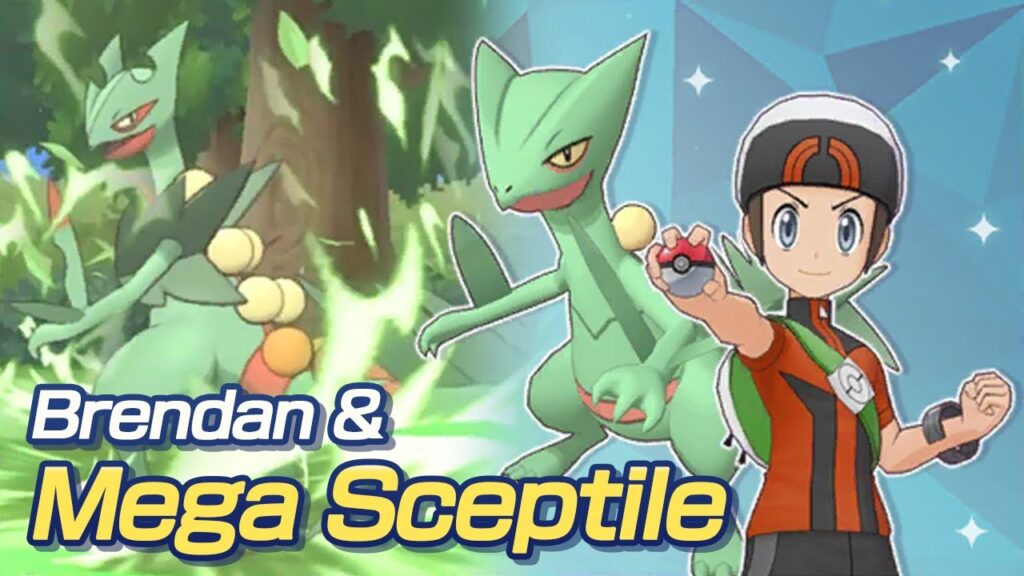 BRENDAN & MEGA SCEPTILE SHOWCASE | Old & New Comparison | Pokemon Masters EX