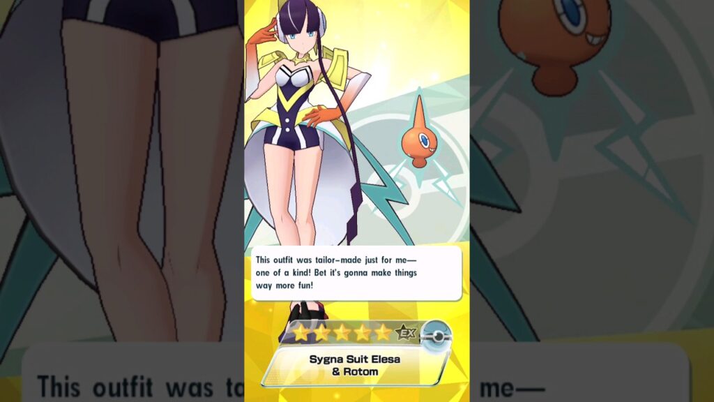 5* Sygna Suit Elesa and Rotom 1/5! Waifu alert...Pokemon Masters EX Gacha