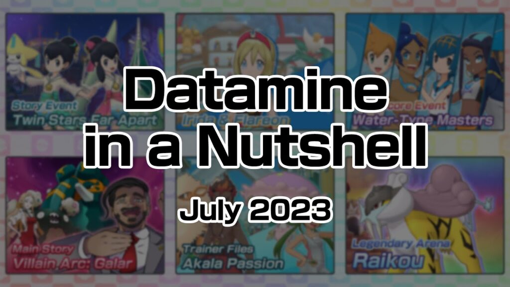 [Pokemon Masters EX] DATAMINE IN A NUTSHELL (July 2023)