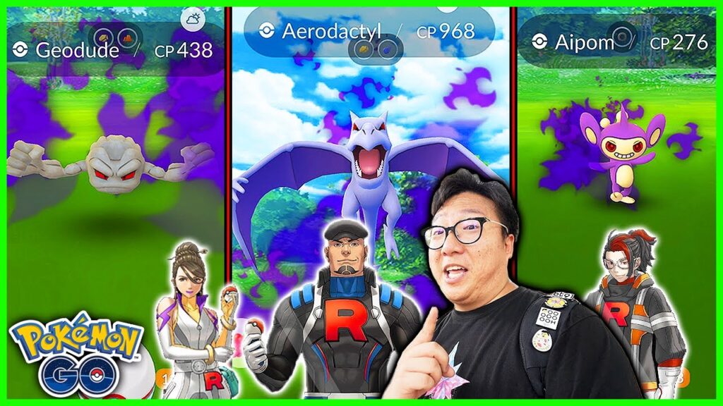 Hunting for New Shiny Shadow Pokemon from Team Rocket Leaders in Pokemon GO