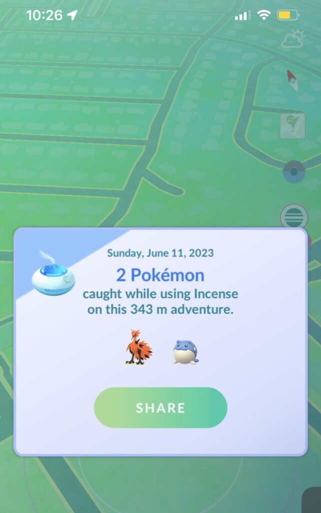 I caught a Spheal.