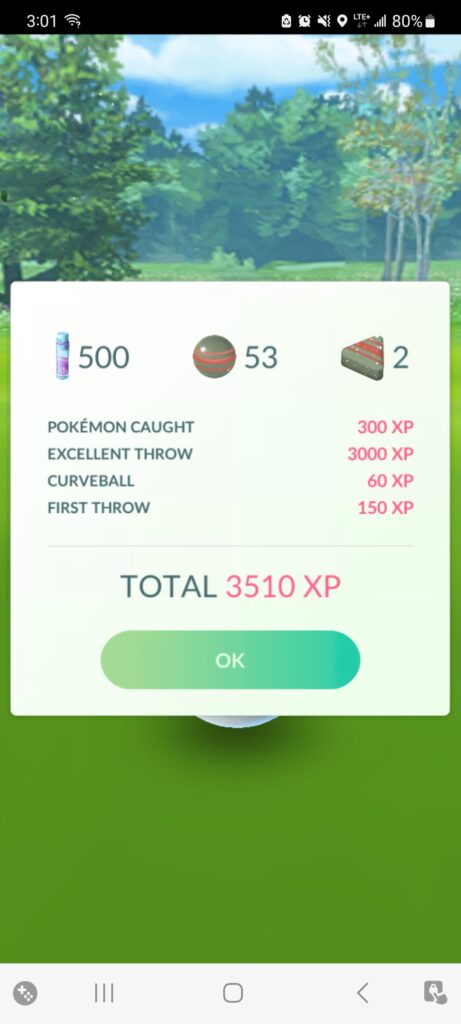 Most candy I've ever gotten from a single catch