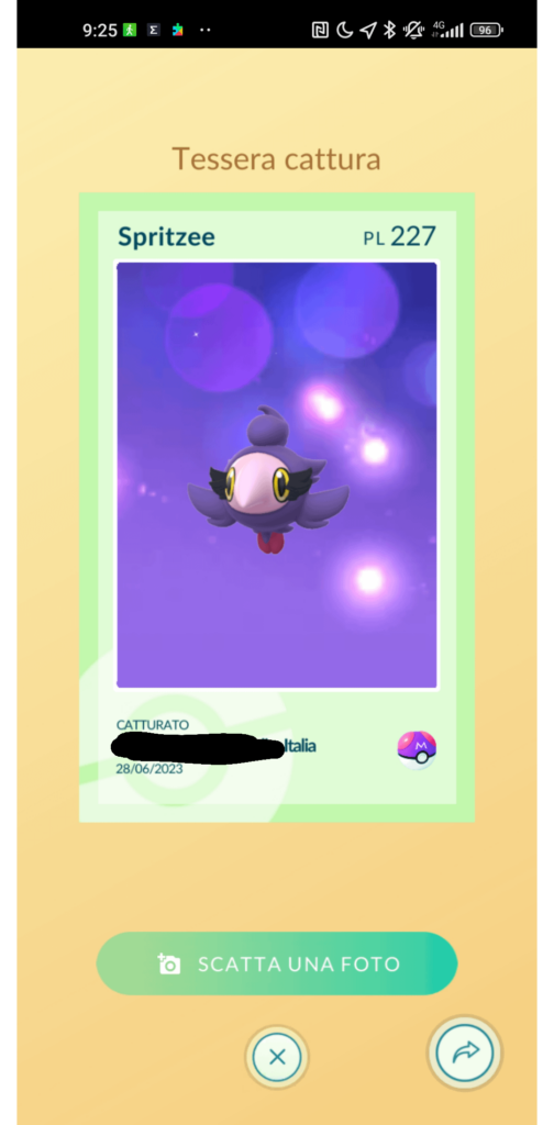 Found it while i was on an highway! (Wasnt the one driving) A very rare and beautiful shiny, it would have fled and i didnt want to lose it!