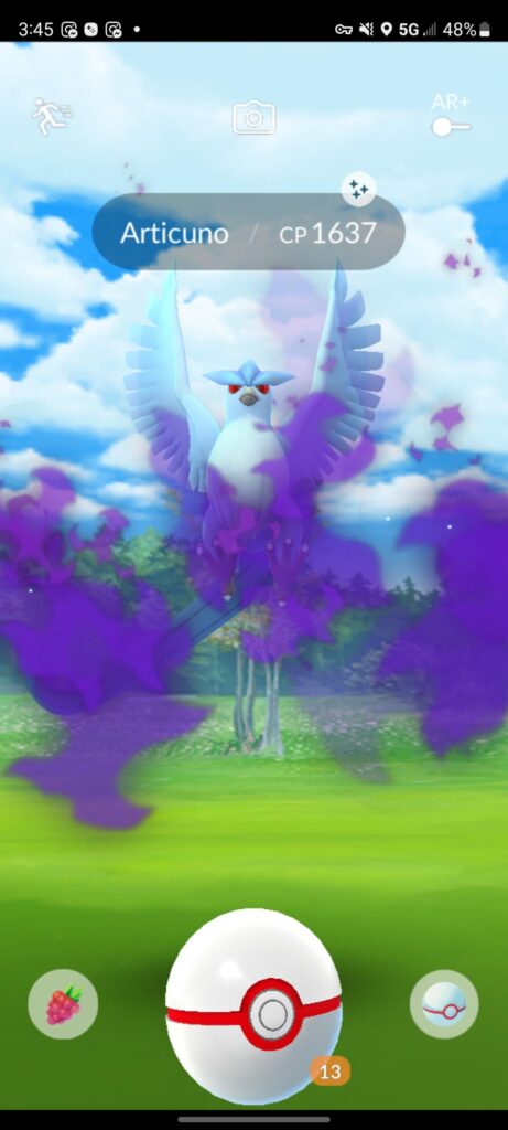 absolutely insane, first Shadow Articuno Raid 🥳