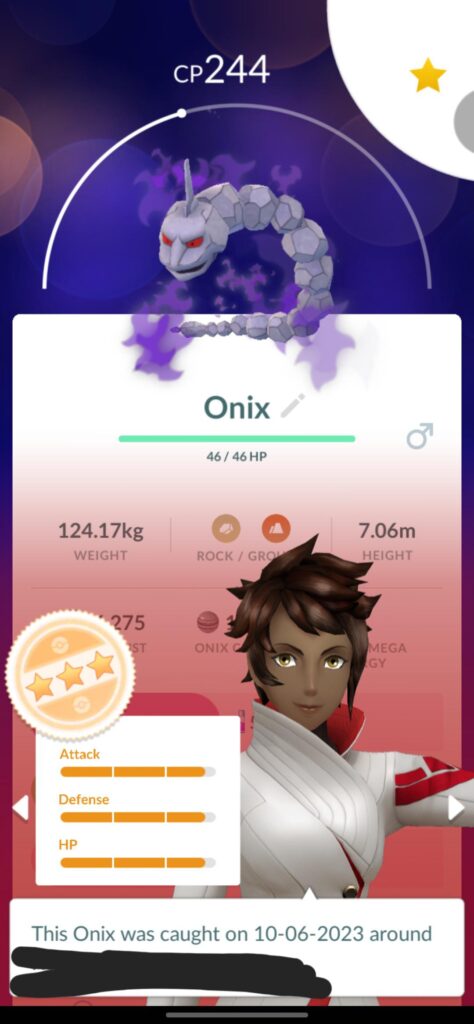 Should i purify this Onix for the 100 IV?