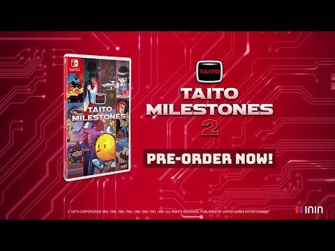 Taito Milestones is back for a thrilling new compilation of TAITO’s nostalgic gems!