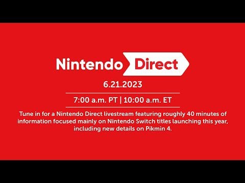 Direct link to tomorrow's direct for everyone who can't watch live but wants to be spoiler free