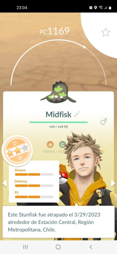 I got a mid stunfisk