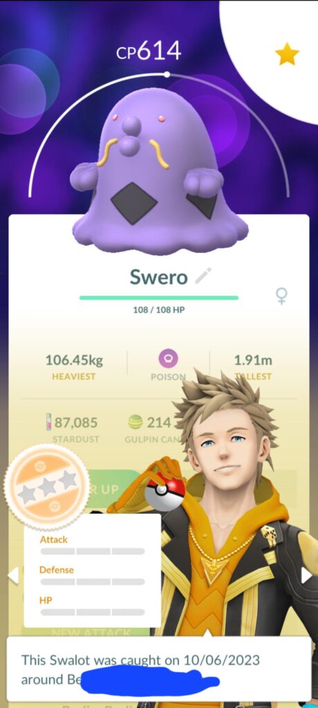 My first Perfect Zero Pokemon