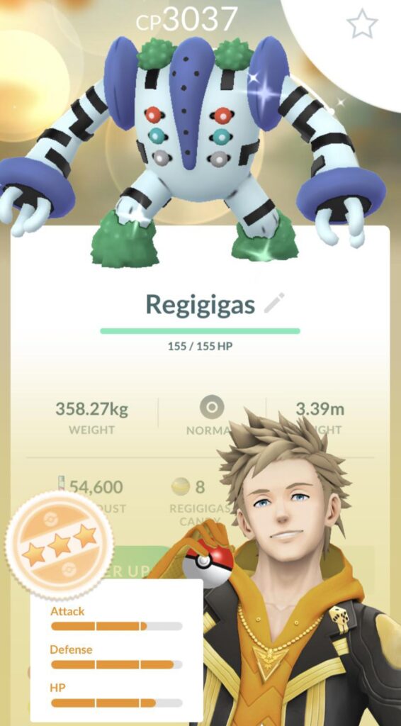 My first shiny legendary! Nickname help please?