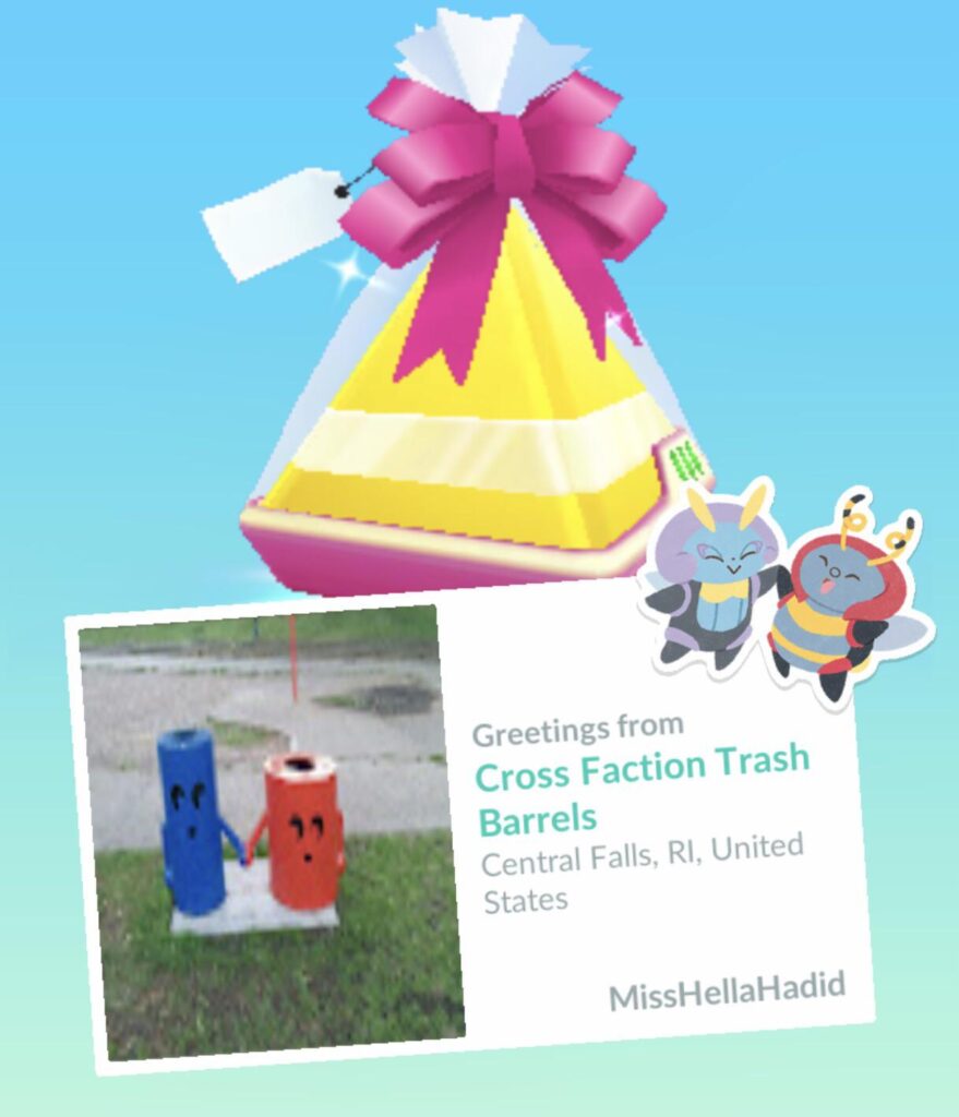 My favorite PokéStop/Sticker combo.
