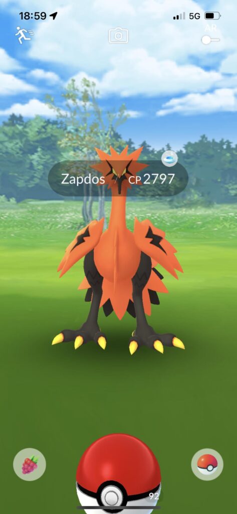 Caught one. Lost the other. Refused to use my master ball on big bird. Maybe should have.