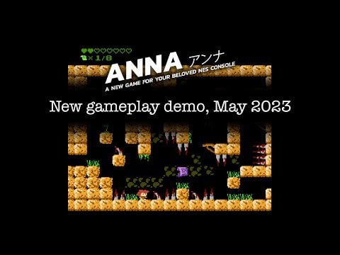 I develop a the game ANNA (アンナ) for the NES. Here are new gameplay (May 2023)