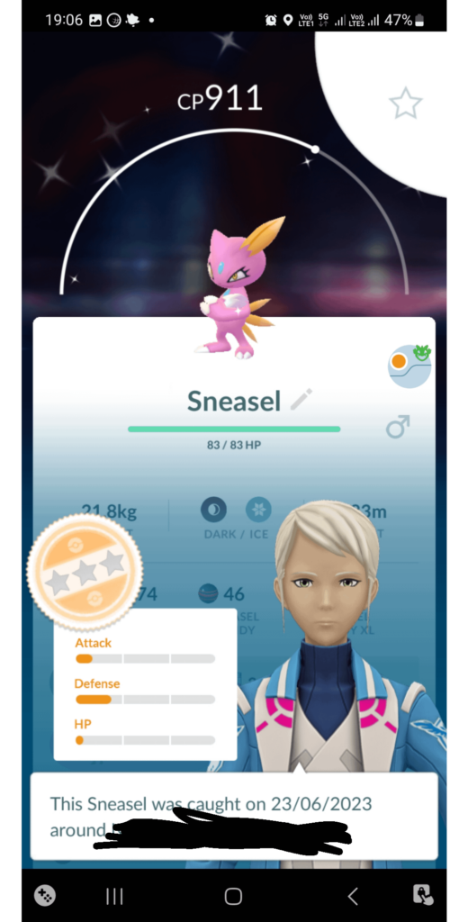 For John's sake. When you finally catch a shiny in a long time but it's IV is terrible