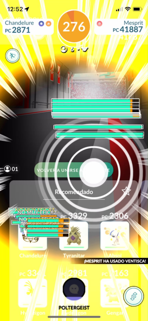 Super nice, not the first time, couldnt get the Mesprit. I was smashing everything and nothing worked